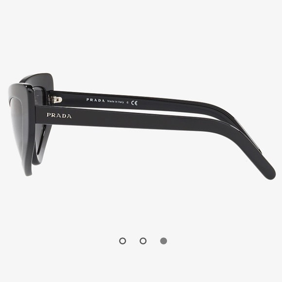 Prada Black Frame Cat Eye Sunglasses 100% UV 😎 - Picture 4 of 10